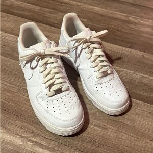 Nike White Low-Top Athletic Shoes
